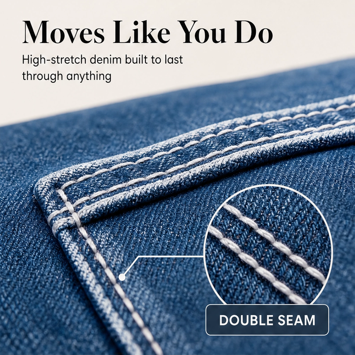 Foundry – High-Stretch Double-Stitched Men&