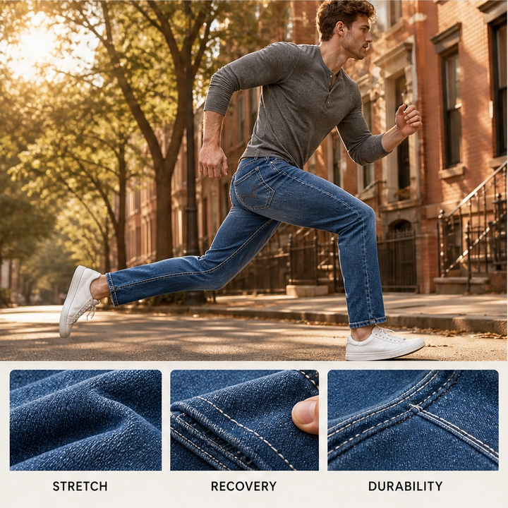 Foundry – High-Stretch Double-Stitched Men&
