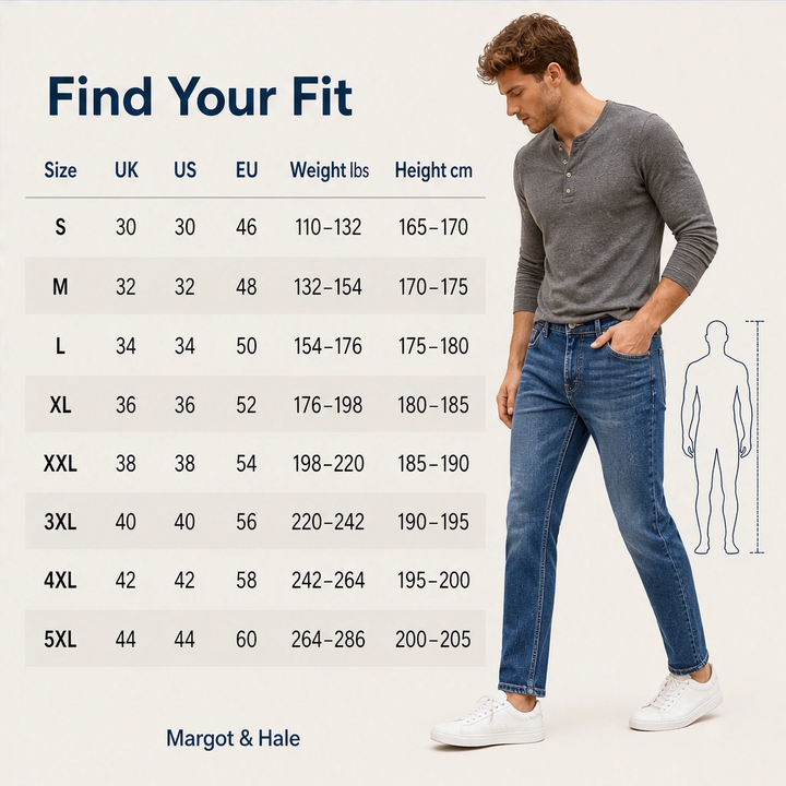 Foundry – High-Stretch Double-Stitched Men&