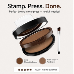 Archelle – Waterproof Adjustable Brow Stamp Kit with Two-Tone Powder & Brush + BUY 1 PICK 1