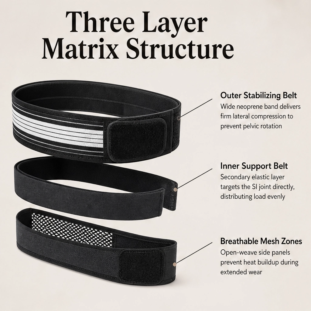 Steadwell – Dual-Belt Adjustable Compression Support Belt + 50% OFF