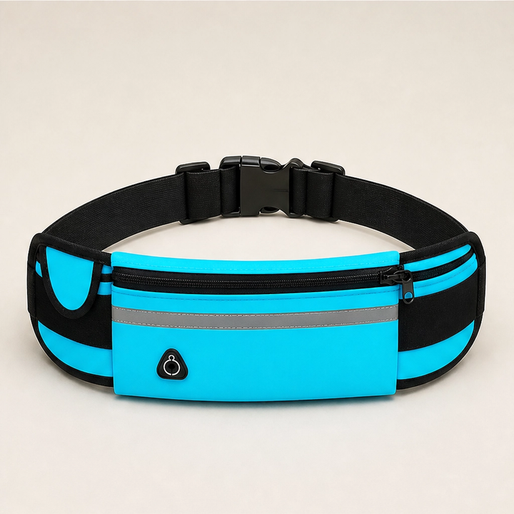 Paceholm – Bounce-Free Running Belt with Bottle Holder &amp; Reflective Strip + 50% OFF
