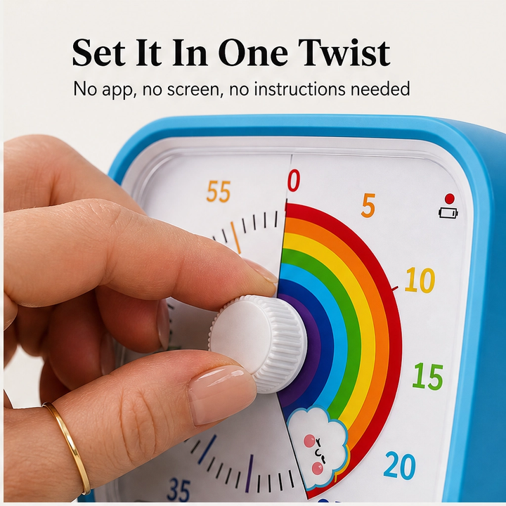 Hushdial – Visual 60-Minute Countdown Timer with Silent Mode + 50% OFF