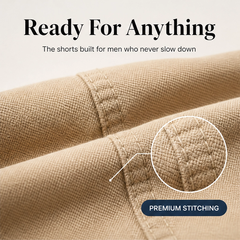 Ridgeline – Lightweight Breathable Cargo Shorts with Secure Zip Pockets + 50% OFF