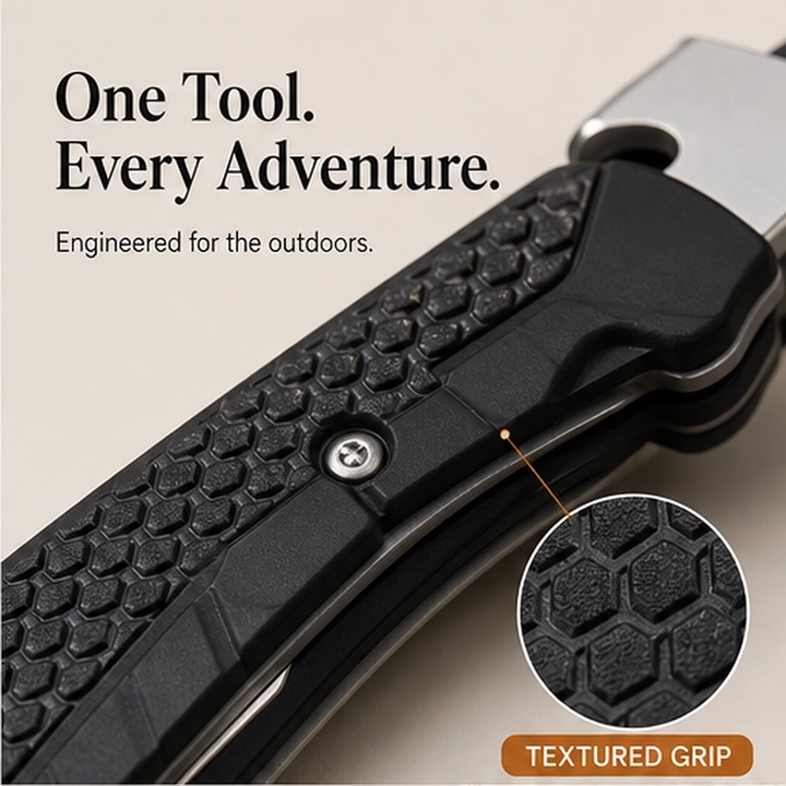 Emberwick – Folding 4-in-1 Stainless Steel Camp Cutlery Set + 50% OFF