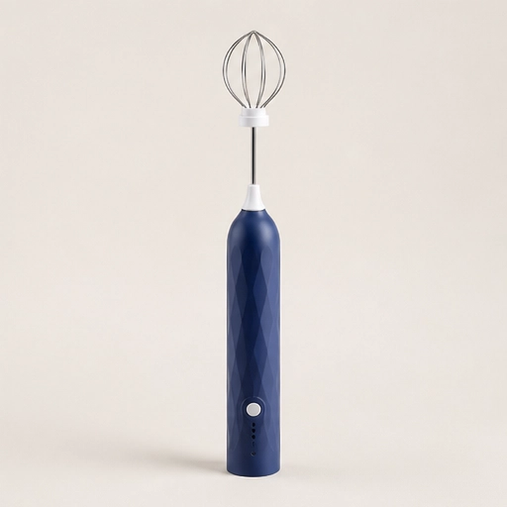Cremara – 3-Speed Rechargeable Handheld Milk Frother &amp; Whisk Set + 50% OFF