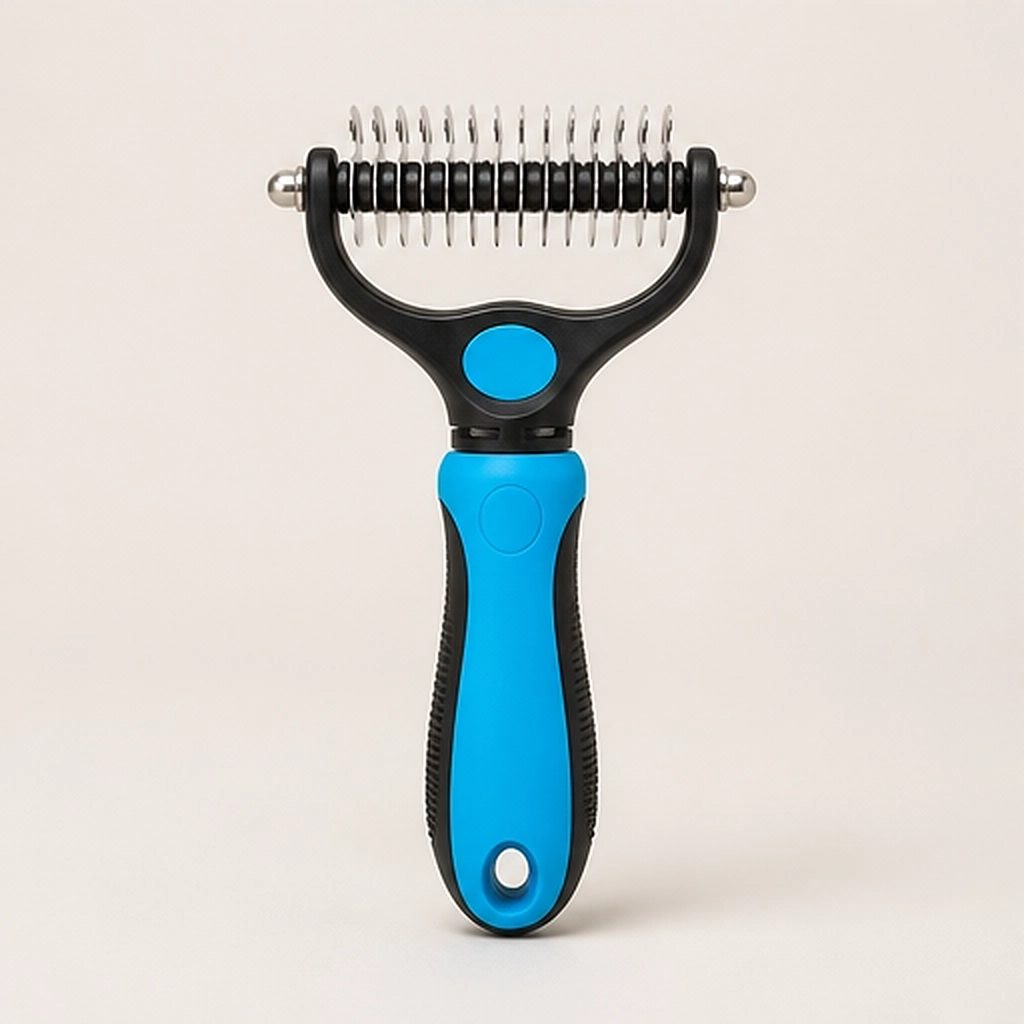 Furrow – Double-Sided Undercoat Rake &amp; Dematting Brush for Dogs and Cats + 50% OFF