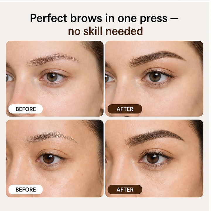 Archelle – Waterproof Adjustable Brow Stamp Kit with Two-Tone Powder &amp; Brush + BUY 1 PICK 1