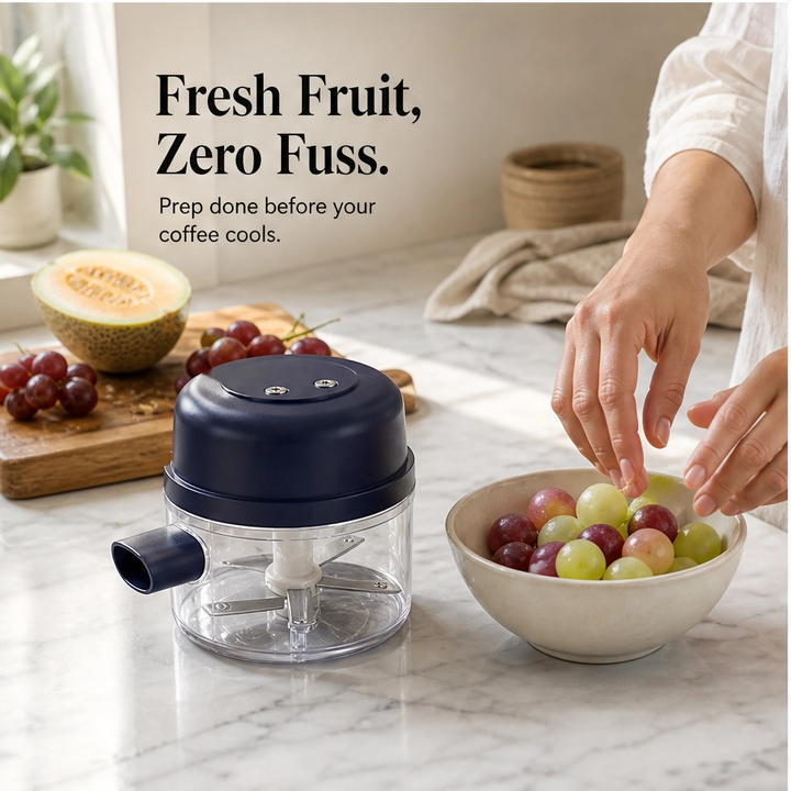 Zestwell – Rechargeable 5-Blade Electric Fruit &amp; Garlic Peeler + 50% OFF