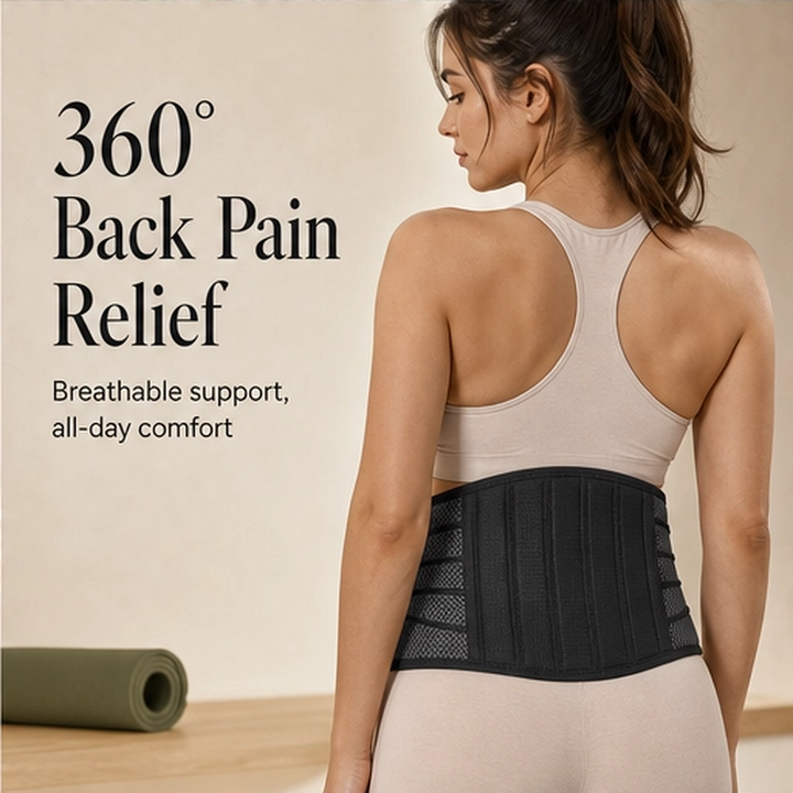 Archwell – Adjustable Dual-Pulley Breathable Lumbar Support Belt + 50% OFF