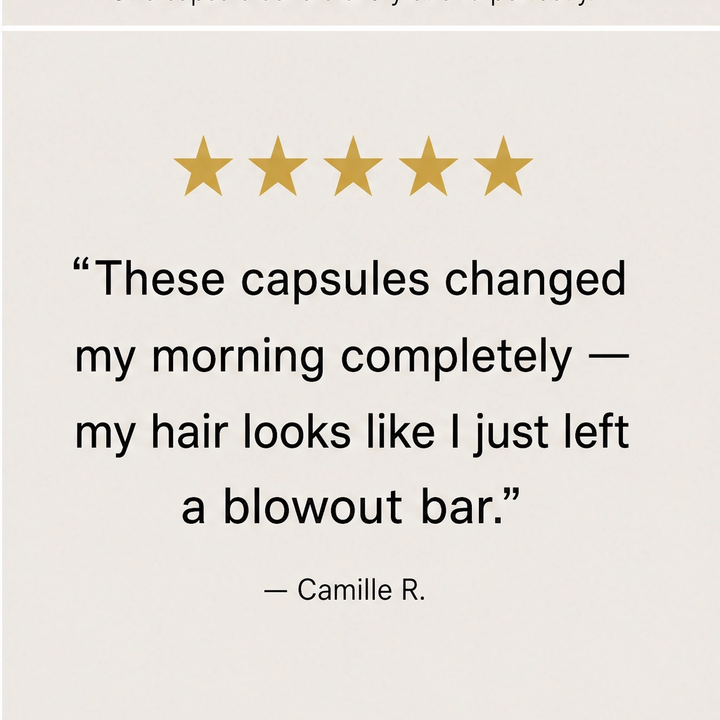 Tressara – Argan &amp; Rosehip Hair Oil Capsules for Silky, Frizz-Free Shine + 1+1 FREE