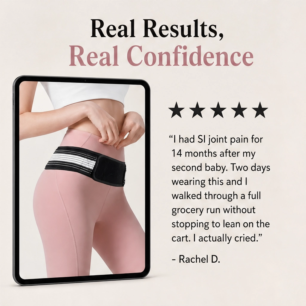 Steadwell – Dual-Belt Adjustable Compression Support Belt + 50% OFF