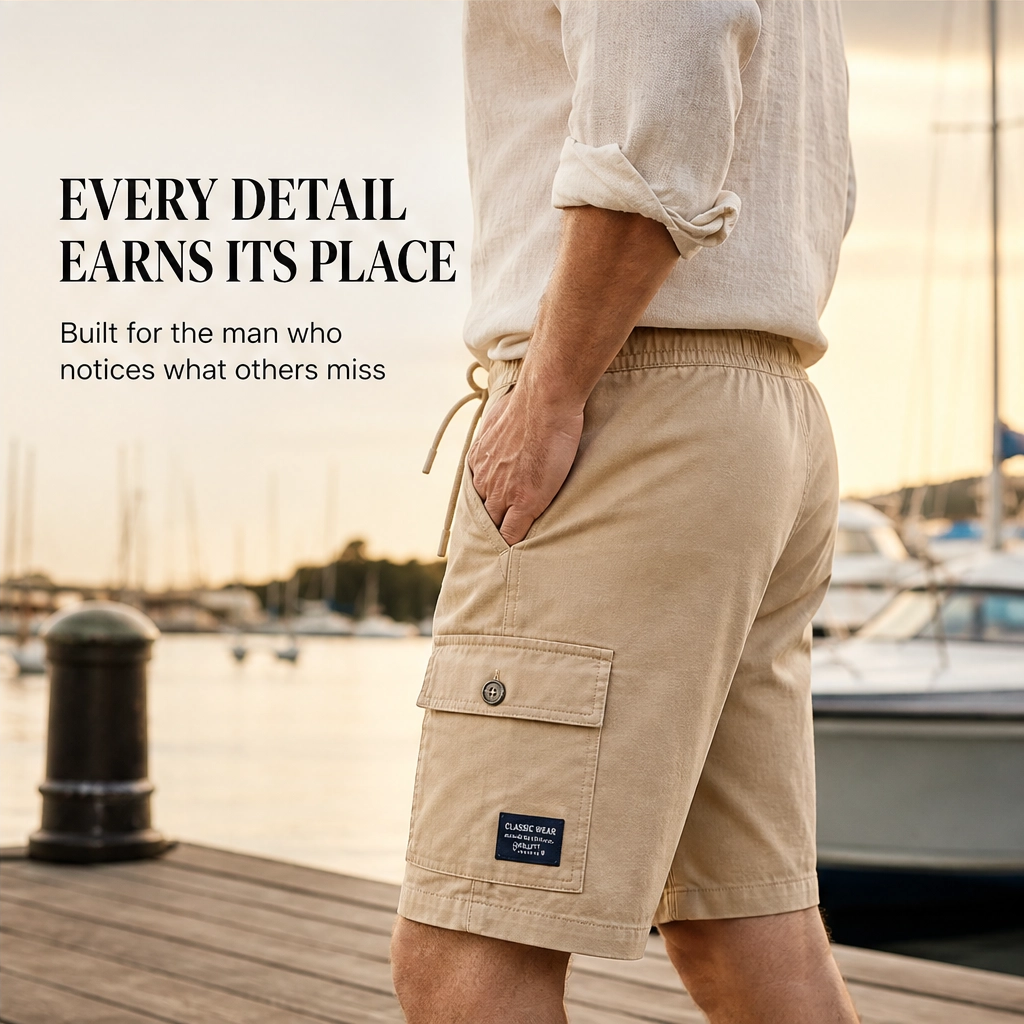 Ridgeline – Lightweight Breathable Cargo Shorts with Secure Zip Pockets + 50% OFF
