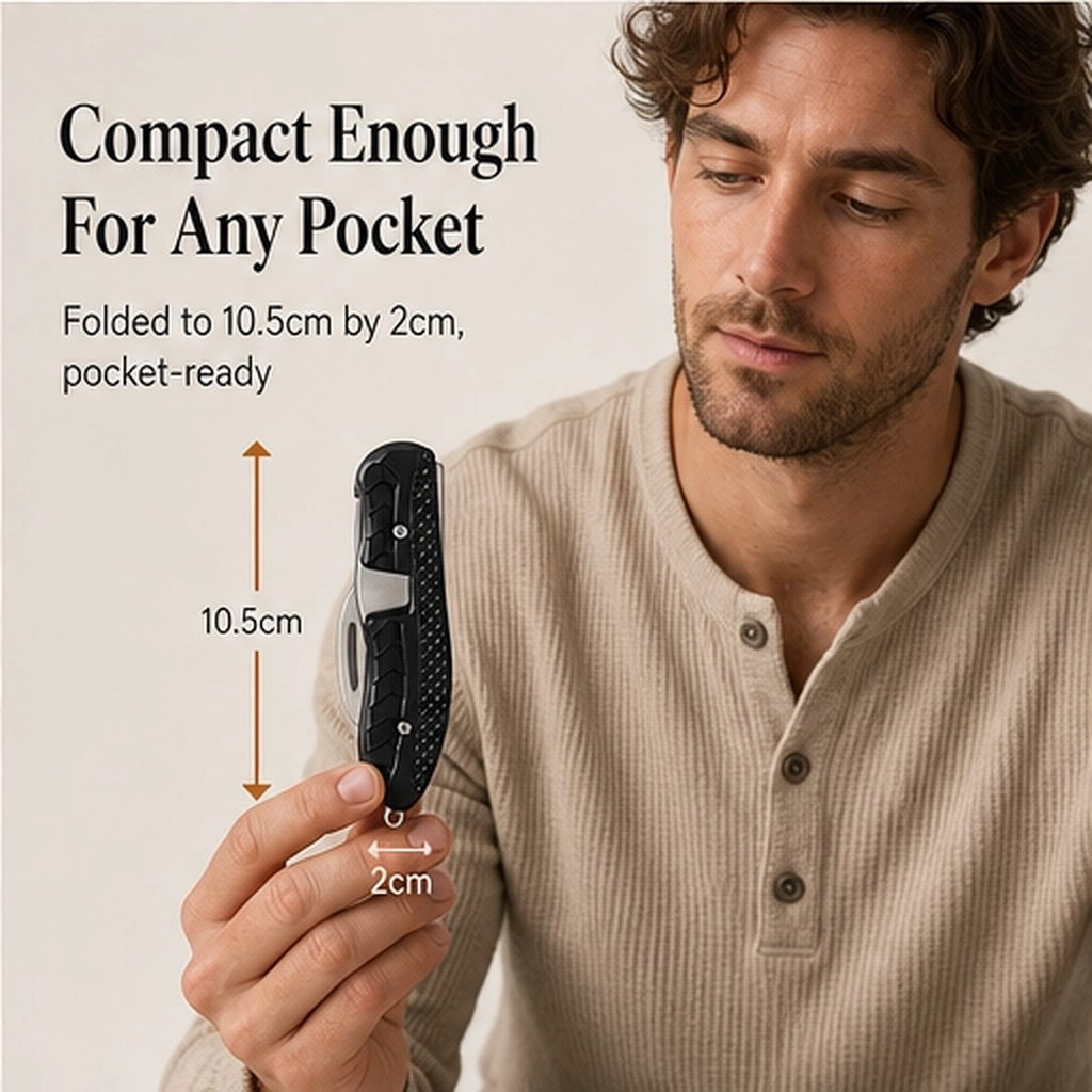 Emberwick – Folding 4-in-1 Stainless Steel Camp Cutlery Set + 50% OFF
