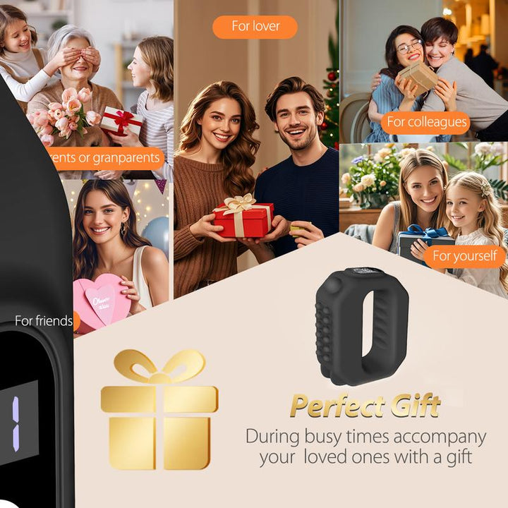Kinetra – 3-in-1 Vibrating Fascia Ring Massager with Hands-Free Belt + 50% OFF