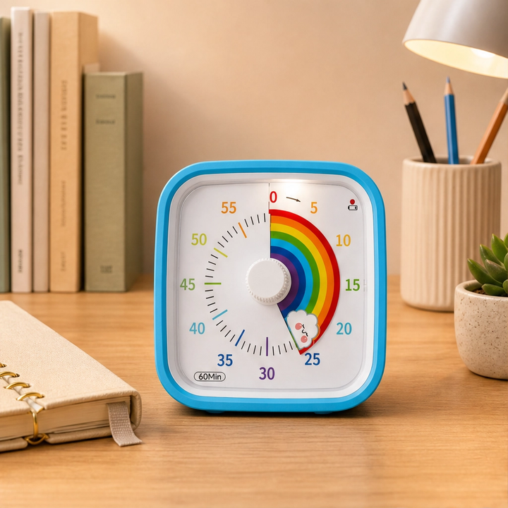 Hushdial – Visual 60-Minute Countdown Timer with Silent Mode + 50% OFF