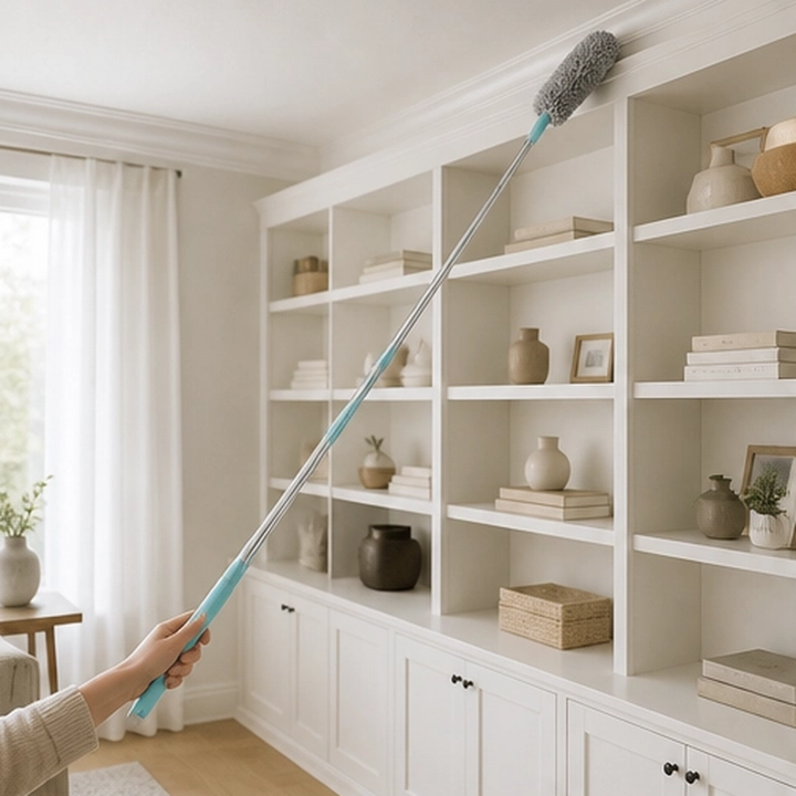 Nooken – Bendable Microfiber Gap Duster with Telescopic 51" Reach + 50% OFF