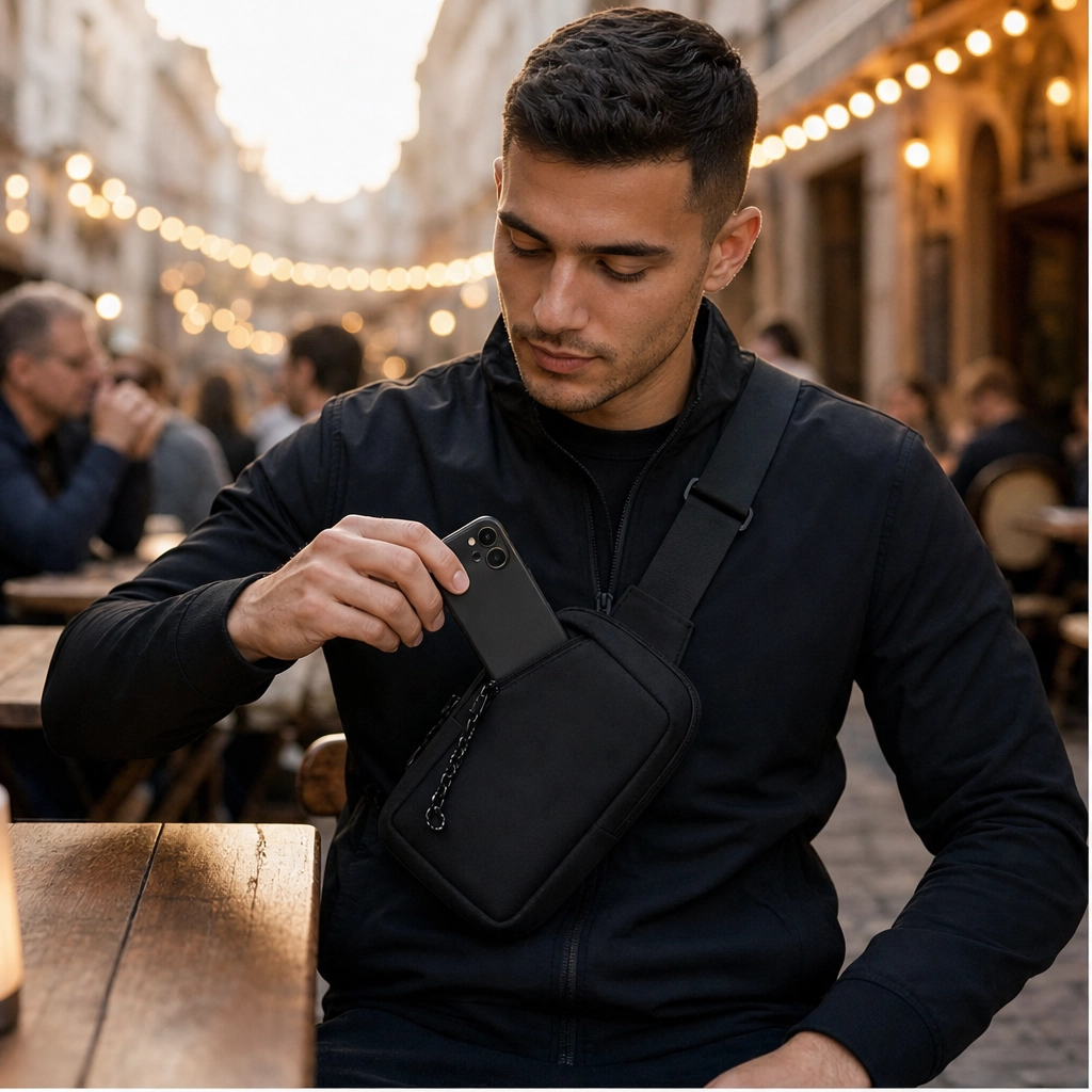 Roven – Hands-Free Water-Resistant Sling Bag for Men + 50% OFF