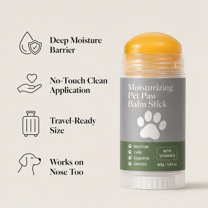 Roamwell – Glide-On Moisturizing Paw &amp; Nose Balm Stick for Dogs &amp; Cats + 1+1 FREE
