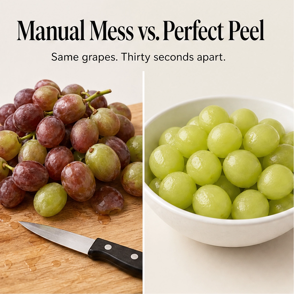 Zestwell – Rechargeable 5-Blade Electric Fruit &amp; Garlic Peeler + 50% OFF