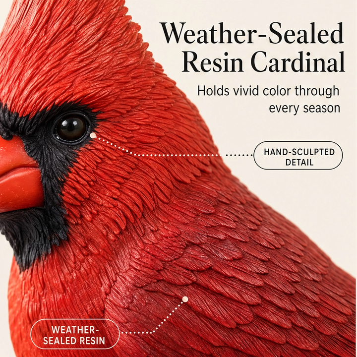 Emberwick – Solar Cardinal Lantern Garden Stake, Auto-On Warm Glow + 50% OFF