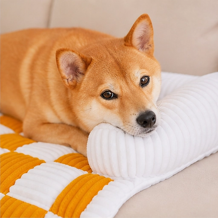 Denwyck – Plush Checkered Anti-Slip Dog Couch Mat &amp; Furniture Protector + 50% OFF