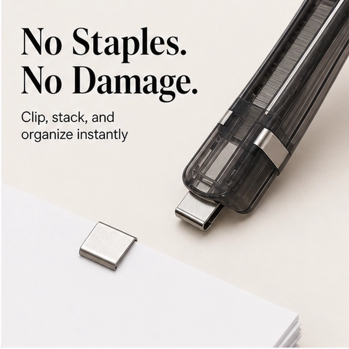 Stackwell – Reusable No-Damage Paper Clip Dispenser + 50% OFF
