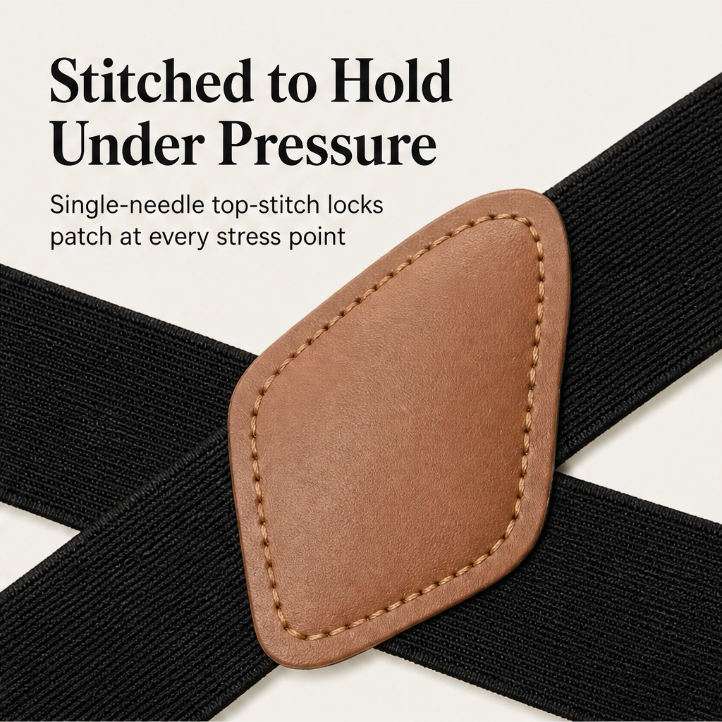 Bracewell – X-Back Hook-Clip Suspenders with Antique Bronze Buckles + 50% OFF
