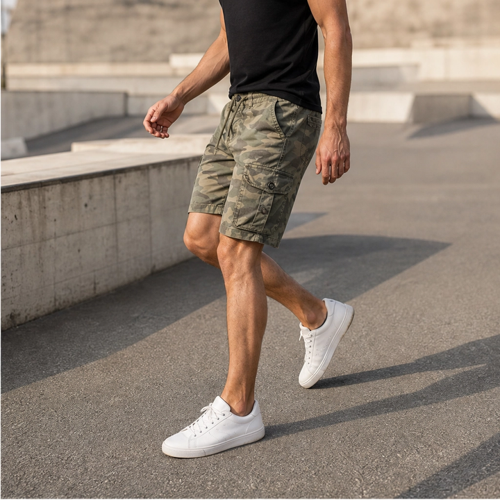 Ridgeline – Multi-Pocket Breathable Relaxed-Fit Cargo Shorts + 50% OFF