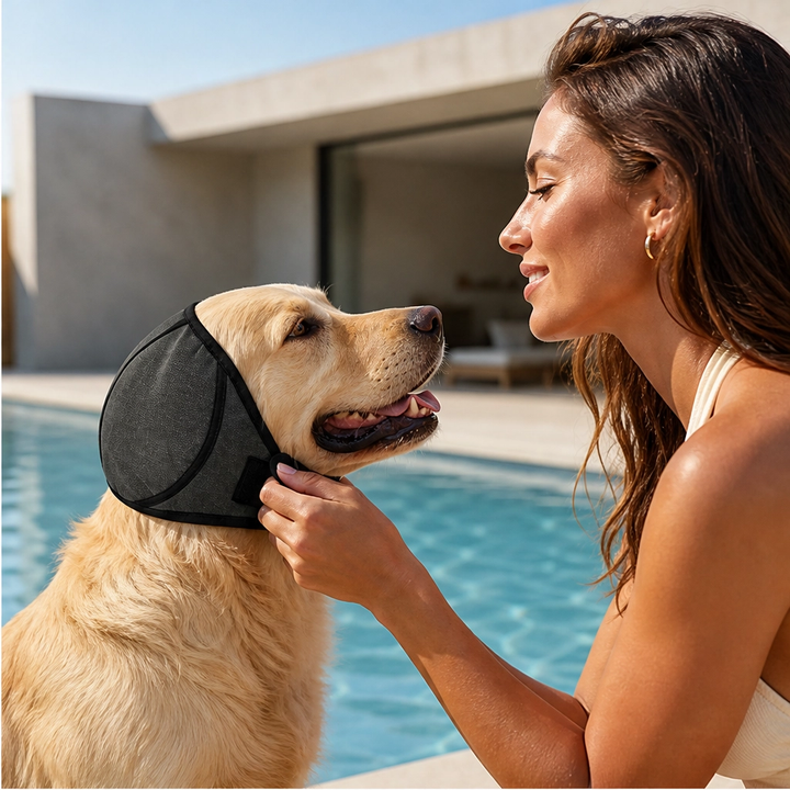 Hushpaw – Calming Waterproof Neoprene Dog Ear Hoodie + 1+1 FREE