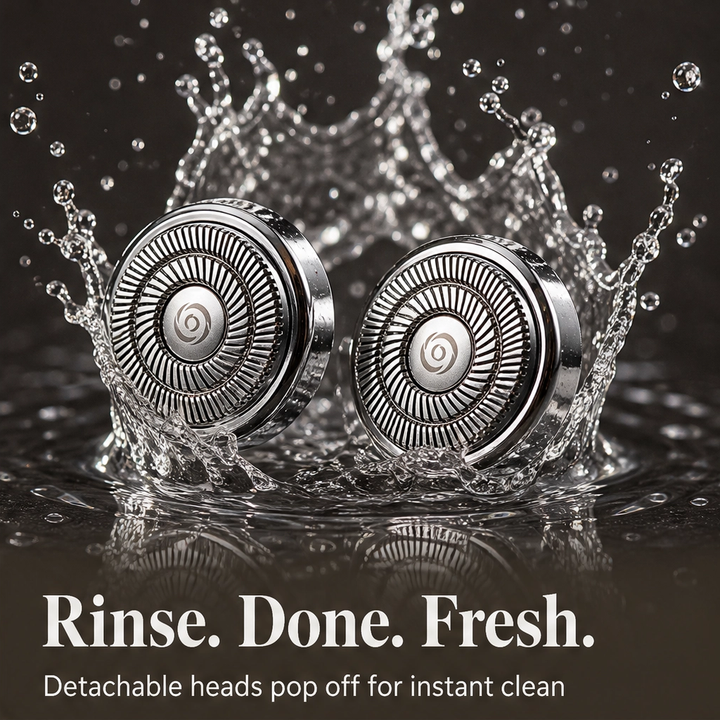 Flintcrest – Pocket-Size Rotary Electric Shaver with Magnetic Head + 50% OFF