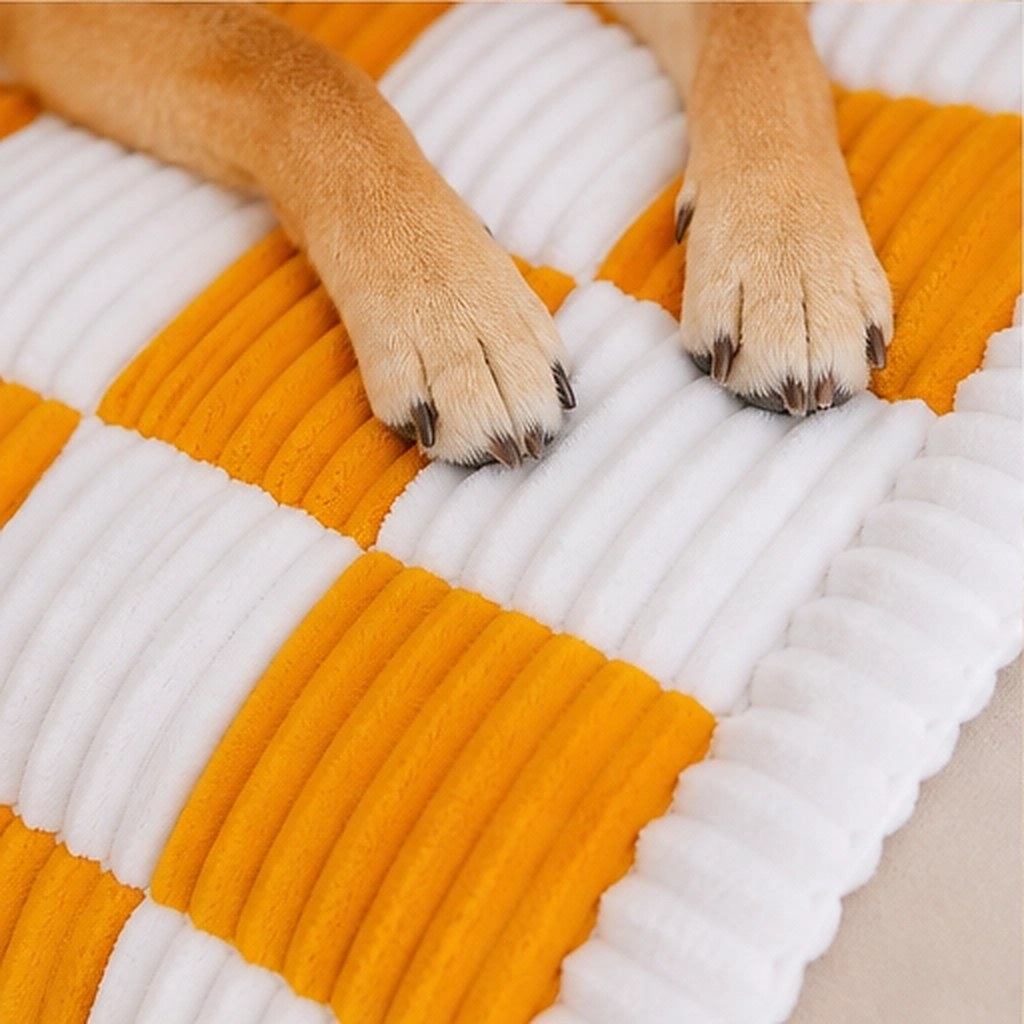 Denwyck – Plush Checkered Anti-Slip Dog Couch Mat &amp; Furniture Protector + 50% OFF