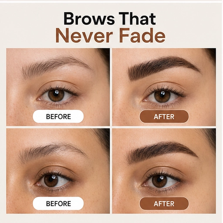 Sabline – Peel-Off Waterproof Brow Tint, 5 Shades with Angled Brush + 1+1 FREE