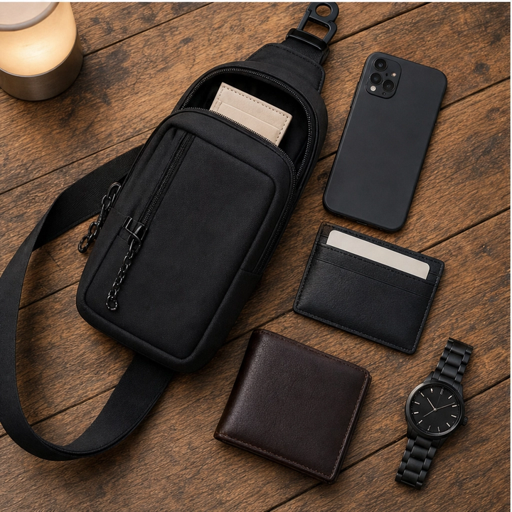 Roven – Hands-Free Water-Resistant Sling Bag for Men + 50% OFF