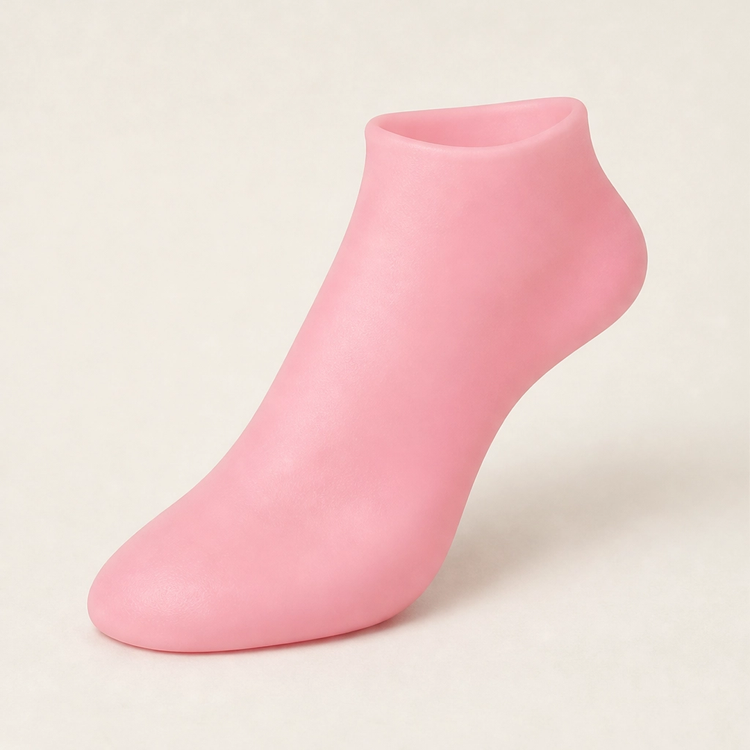 Emollia – Full-Foot Silicone Moisturizing Socks, Reusable Spa Socks + 50% OFF