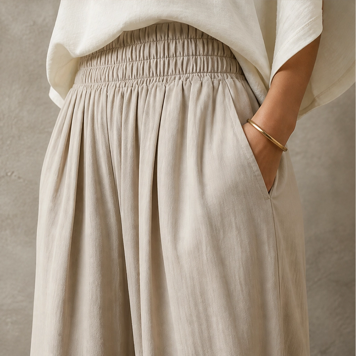 Rivelle – Batwing Top &amp; Wide-Leg Two-Piece Lounge Set + 50% OFF