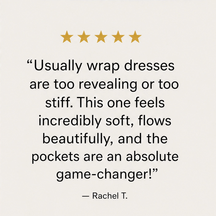 Amalfaine – Linen-Blend Draped Wrap Maxi Dress with Pockets + 50% OFF