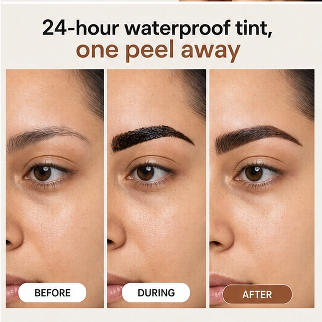 Sabline – Peel-Off Waterproof Brow Tint, 5 Shades with Angled Brush + 1+1 FREE