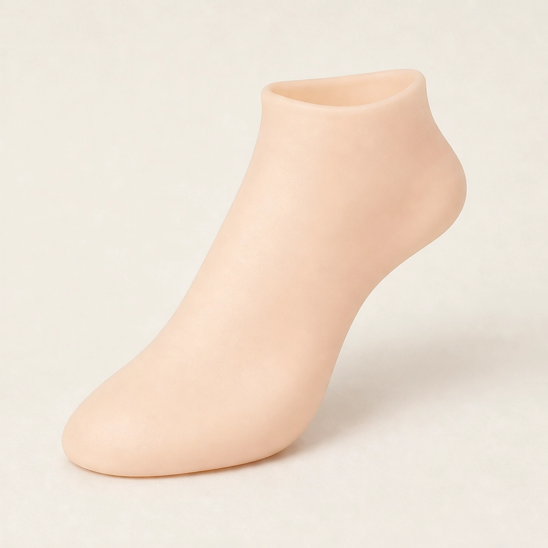 Emollia – Full-Foot Silicone Moisturizing Socks, Reusable Spa Socks + 50% OFF