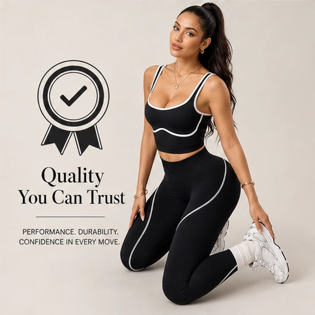 Sculptform – Contour Seam Tummy Control Sports Bra &amp; Leggings Set + 50% OFF