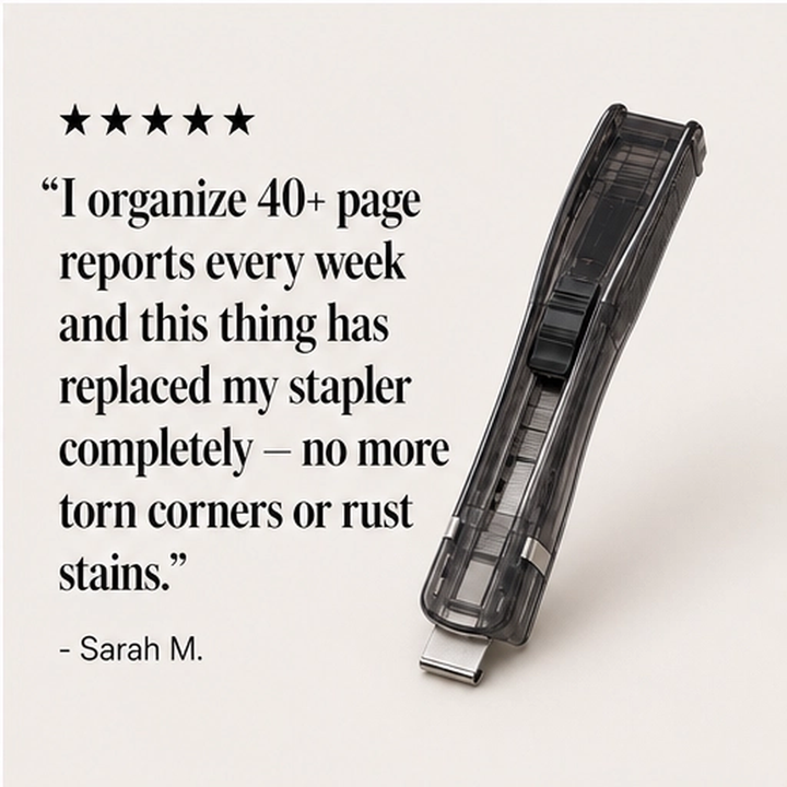Stackwell – Reusable No-Damage Paper Clip Dispenser + 50% OFF
