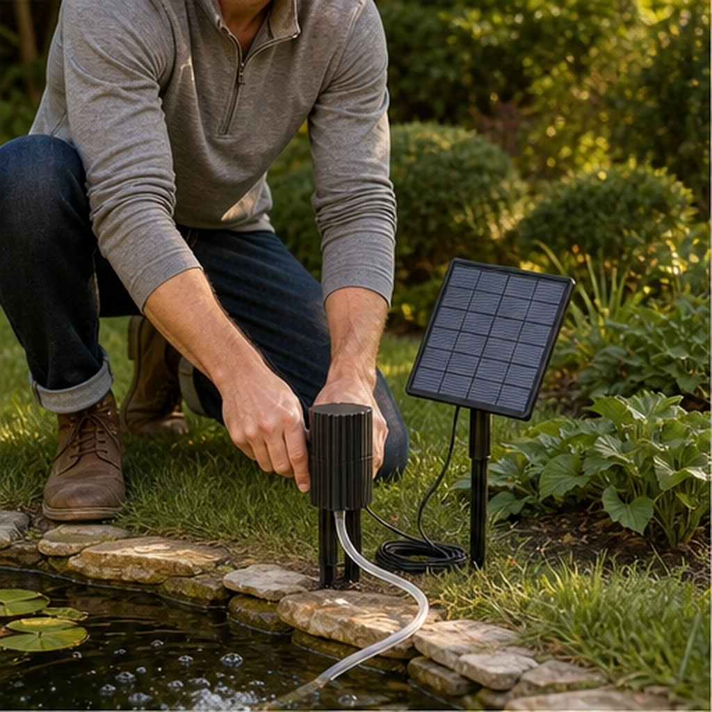Fernbrook – Solar Powered Wire-Free Pond Aerator + 50% OFF