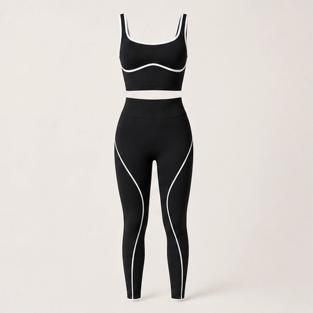 Sculptform – Contour Seam Tummy Control Sports Bra &amp; Leggings Set + 50% OFF