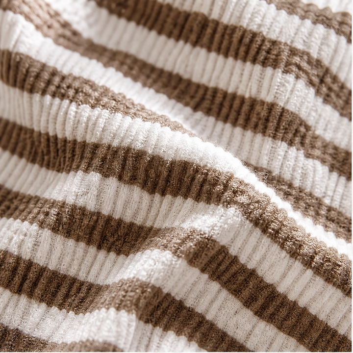 Solene – Striped Mini Dress with Built-In Shorts &amp; Pockets + 50% OFF