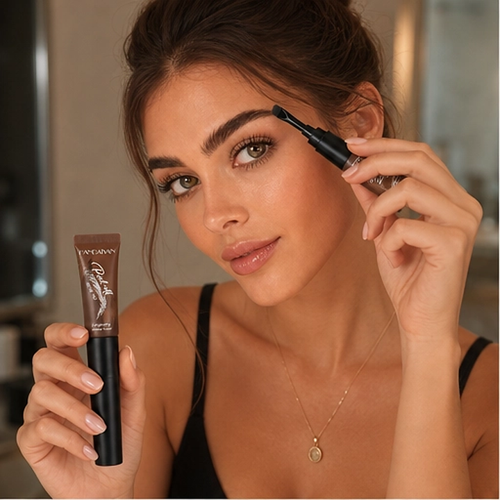 Sabline – Peel-Off Waterproof Brow Tint, 5 Shades with Angled Brush + 1+1 FREE