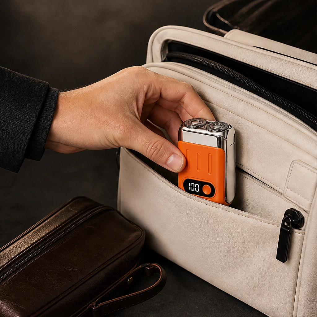 Flintcrest – Pocket-Size Rotary Electric Shaver with Magnetic Head + 50% OFF