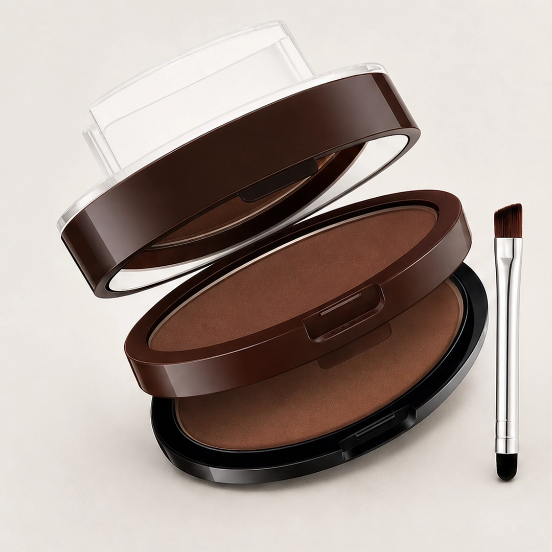 Archelle – Waterproof Adjustable Brow Stamp Kit with Two-Tone Powder &amp; Brush + BUY 1 PICK 1