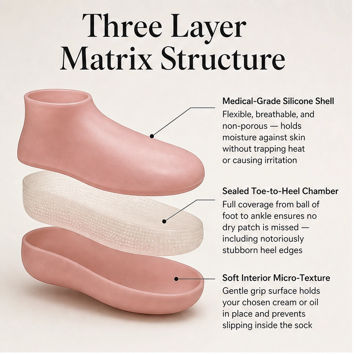 Emollia – Full-Foot Silicone Moisturizing Socks, Reusable Spa Socks + 50% OFF