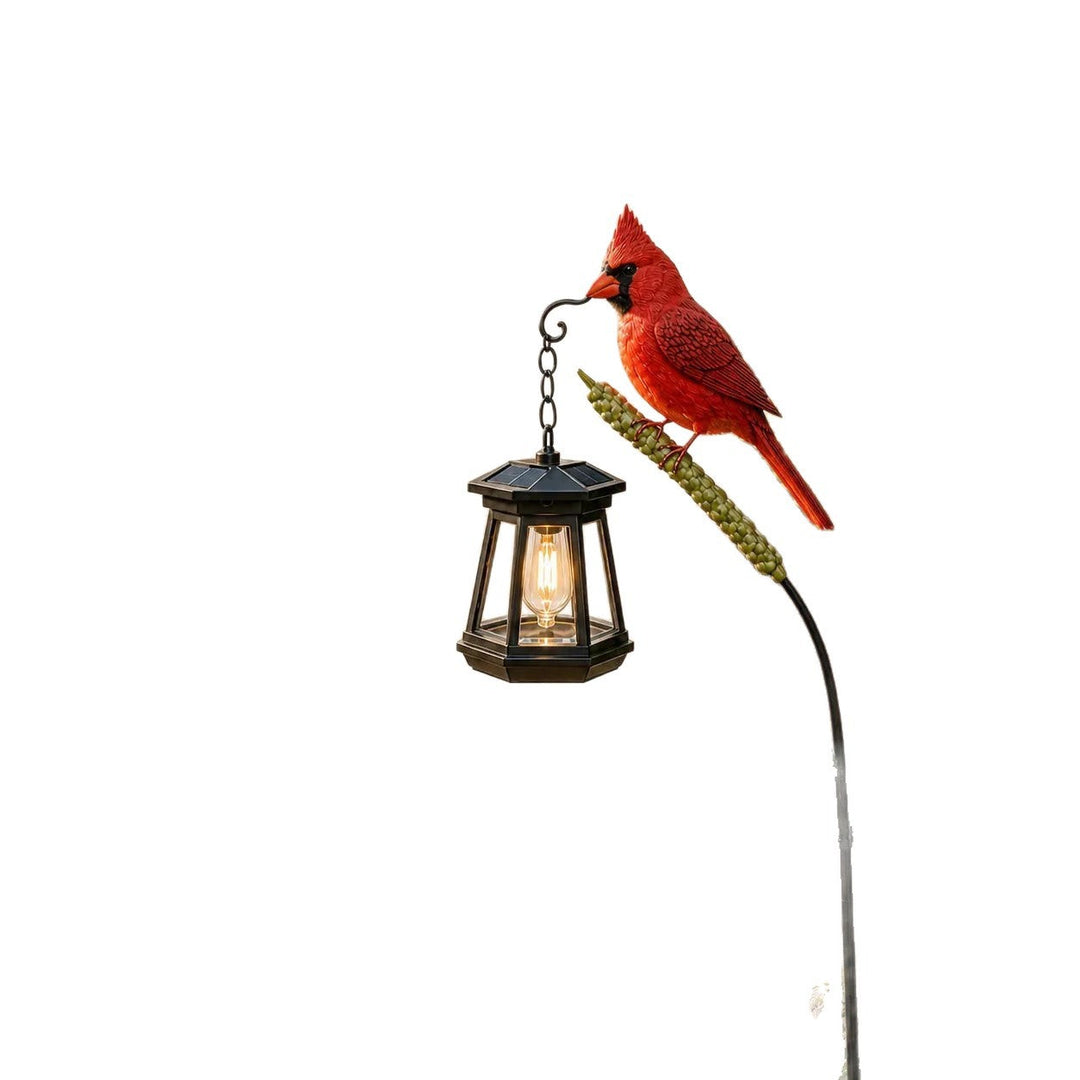 Emberwing – Solar Cardinal Lantern Garden Stake + 50% OFF