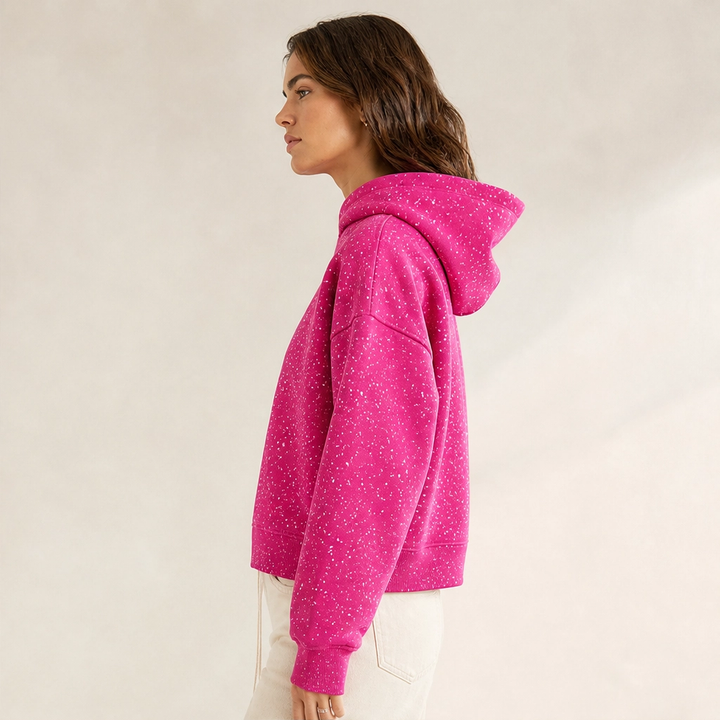 Duskglow – Rhinestone Sparkle Oversized Unisex Hoodie + 50% OFF